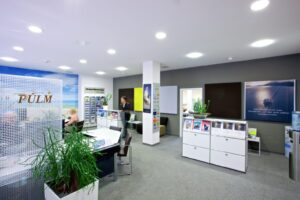 Das Hapag-Lloyd-Reisebüro in Hildesheim ist ein Standort von Pülmreisen.